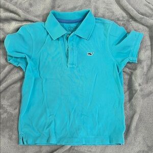 Vineyard Vines Kids Aqua Polo Shirt